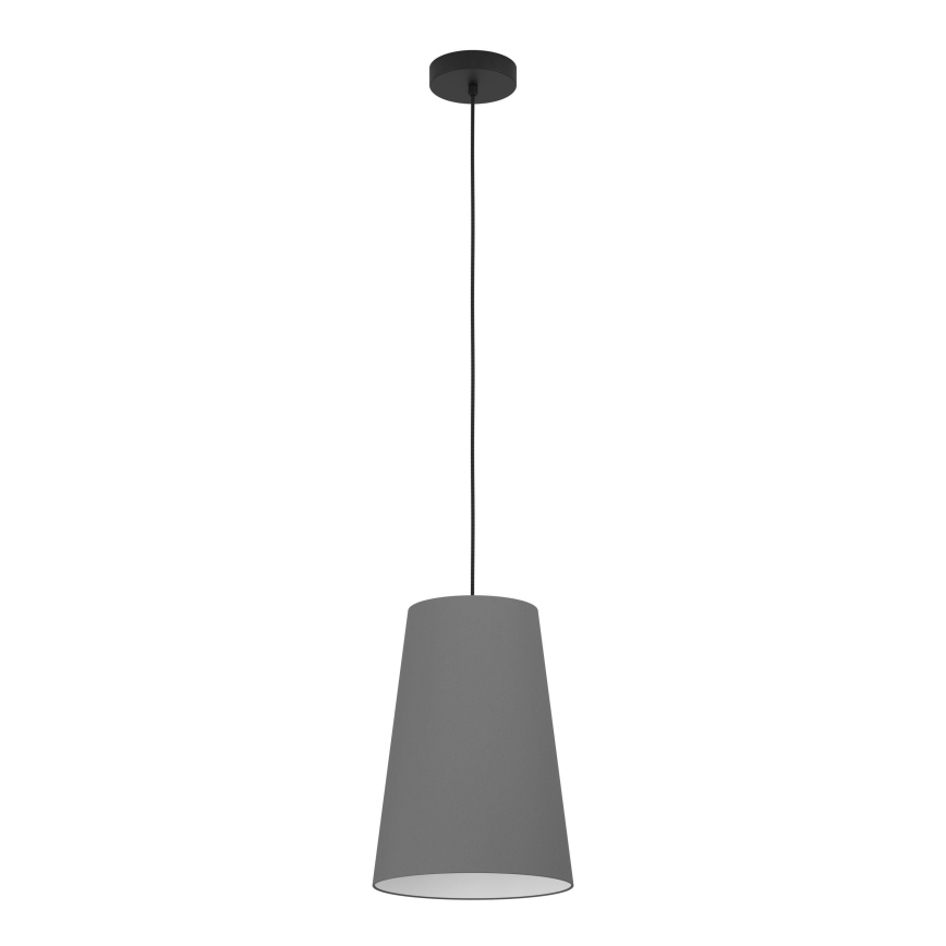 Eglo - Lustra ar auklu 1xE27/40W/230V pelēka