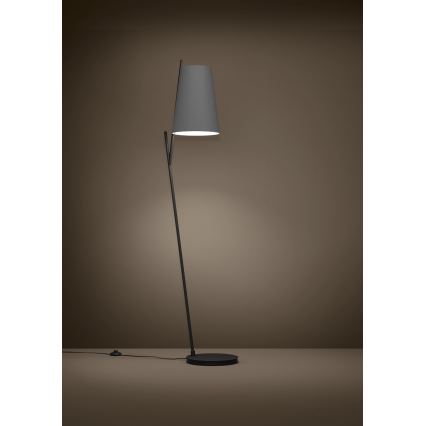 Eglo - Grīdas stāvlampa 1xE27/40W/230V pelēka