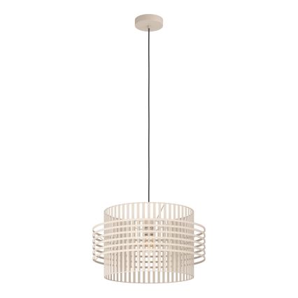 Eglo - Lustra ar auklu 1xE27/40W/230V d. 48 cm krēmkrāsa