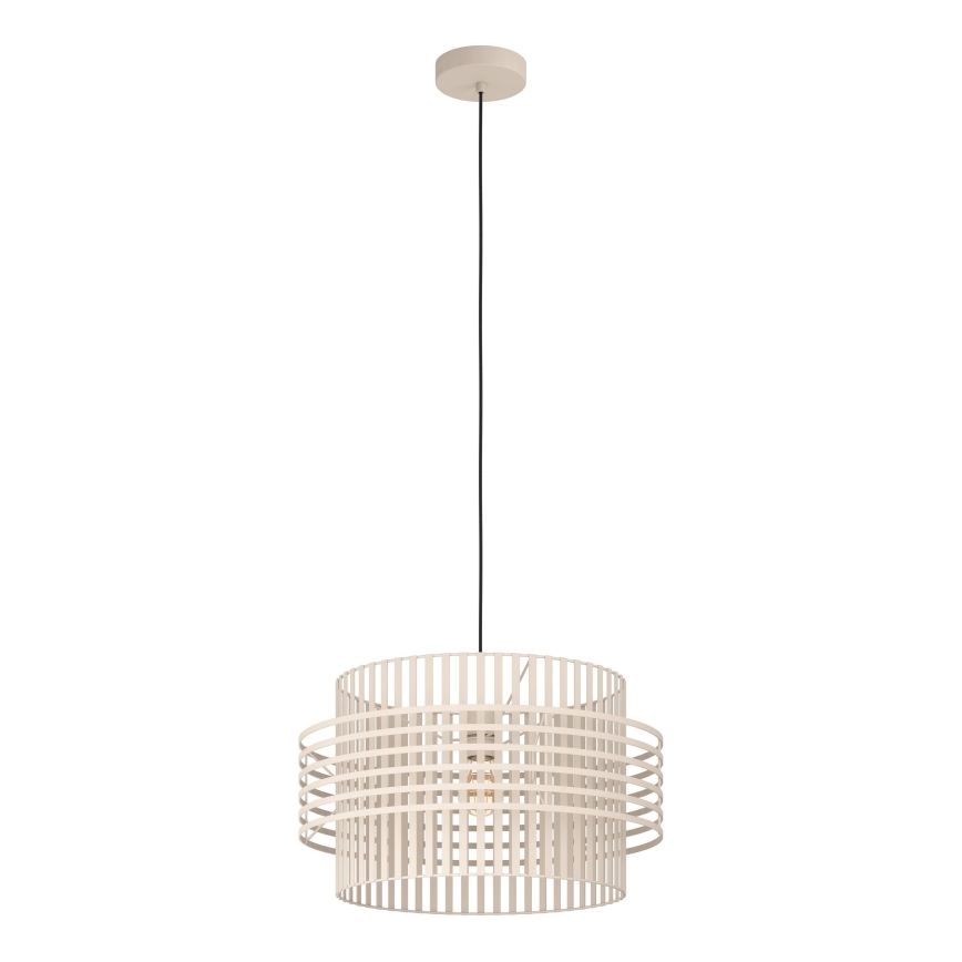 Eglo - Lustra ar auklu 1xE27/40W/230V d. 48 cm krēmkrāsa