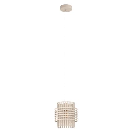Eglo - Lustra ar auklu 1xE27/40W/230V d. 21 cm krēmkrāsa