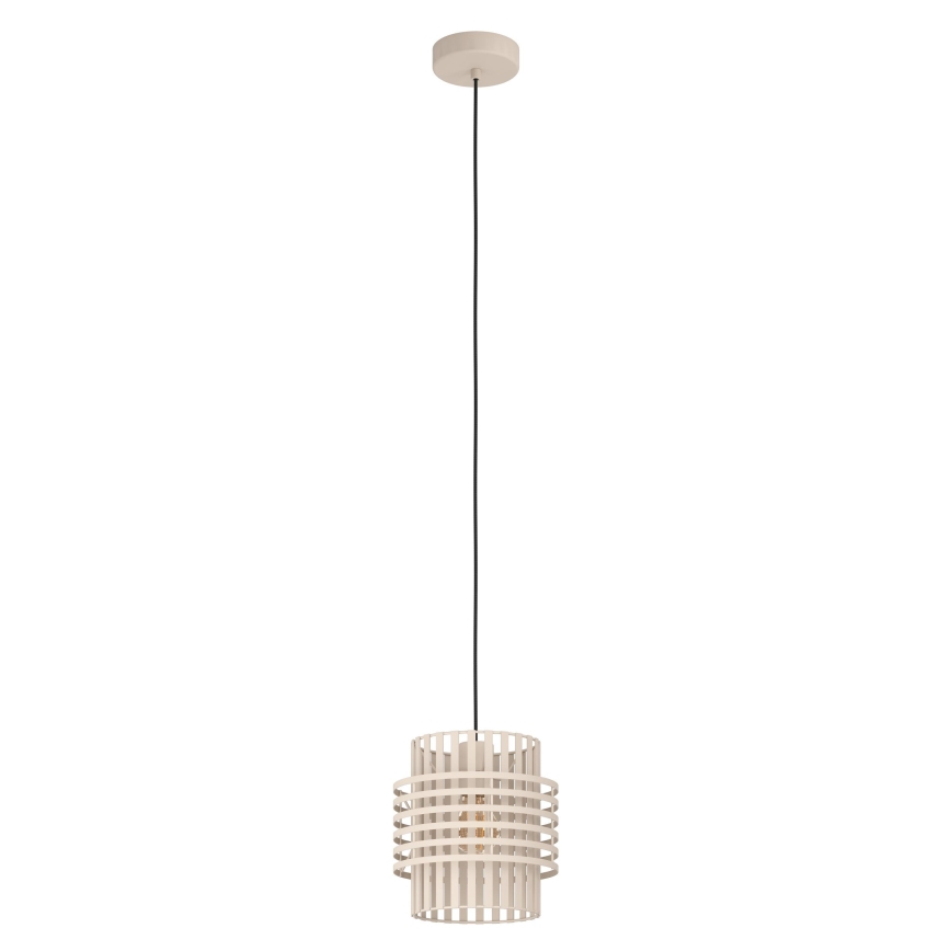 Eglo - Lustra ar auklu 1xE27/40W/230V d. 21 cm krēmkrāsa
