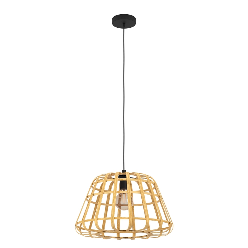 Eglo - Lustra ar auklu 1xE27/40W/230V d. 50 cm bambusa