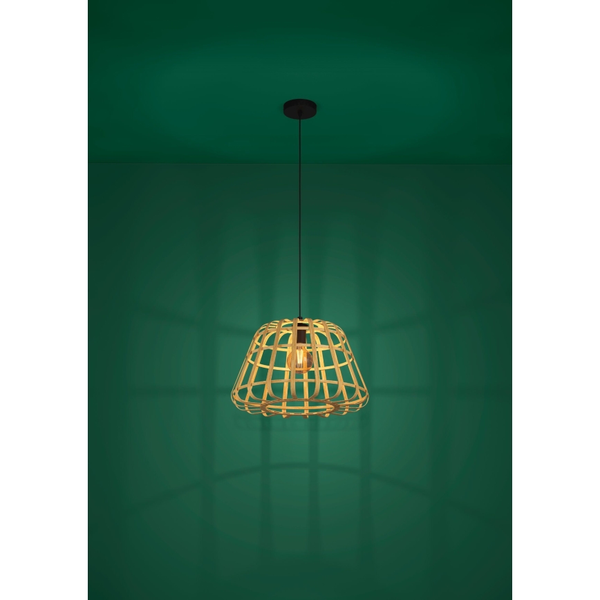 Eglo - Lustra ar auklu 1xE27/40W/230V d. 50 cm bambusa