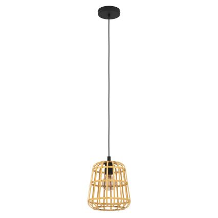 Eglo - Lustra ar auklu 1xE27/40W/230V d. 24 cm bambusa