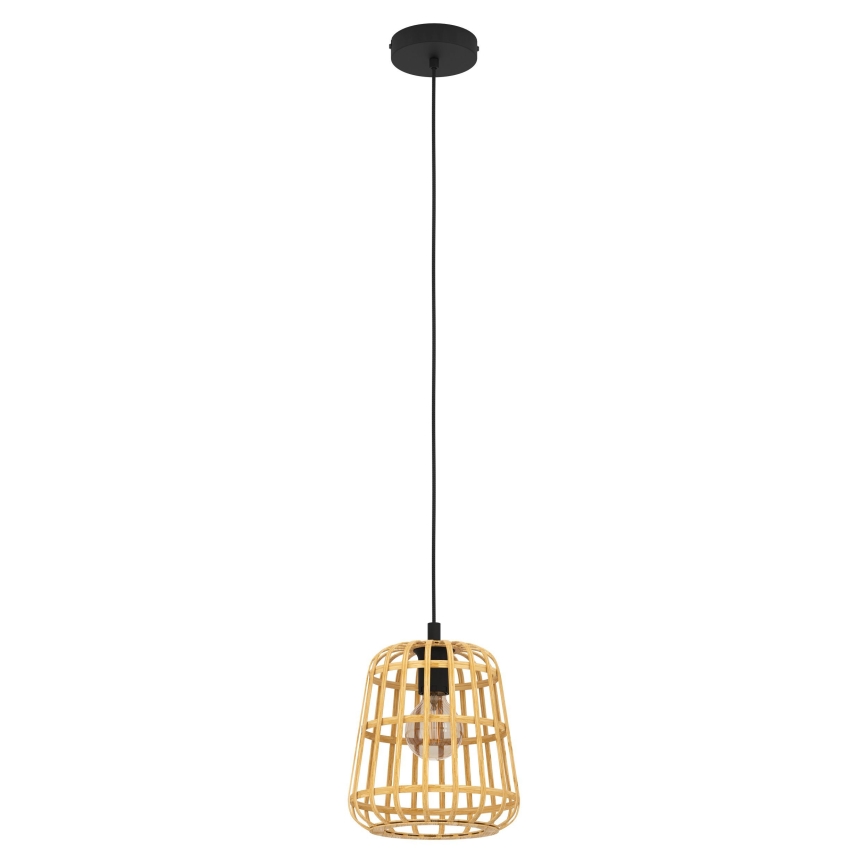 Eglo - Lustra ar auklu 1xE27/40W/230V d. 24 cm bambusa
