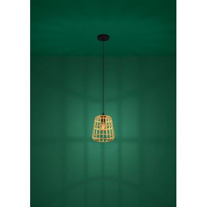 Eglo - Lustra ar auklu 1xE27/40W/230V d. 24 cm bambusa