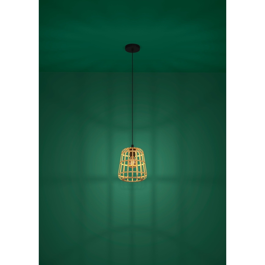 Eglo - Lustra ar auklu 1xE27/40W/230V d. 24 cm bambusa