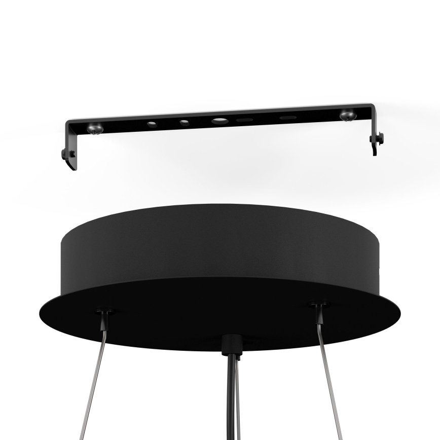 Eglo - Lustra ar auklu 3xE27/40W/230V brūna