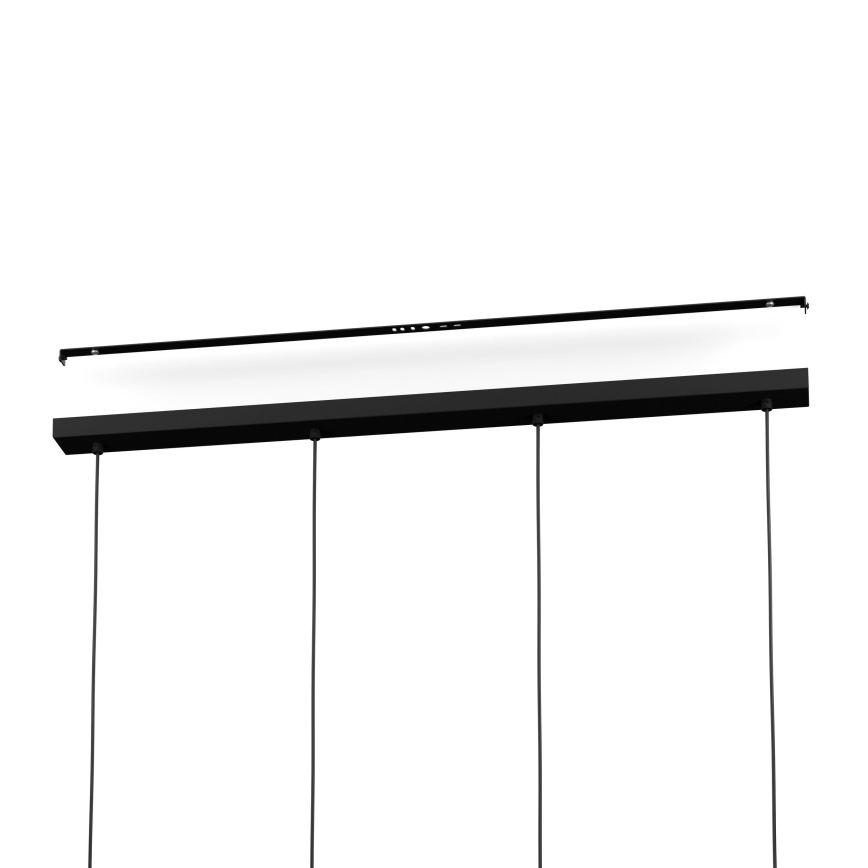 Eglo - Lustra ar auklu 4xE27/40W/230V brūna