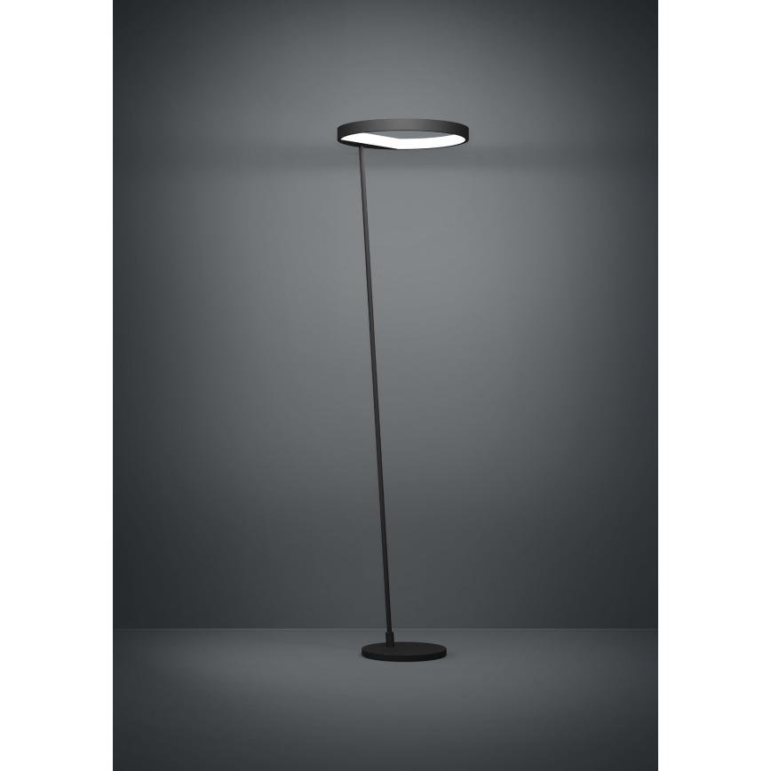 Eglo - LED Aptumšojama grīdas stāvlampa LED/23W/230V 3000K melna