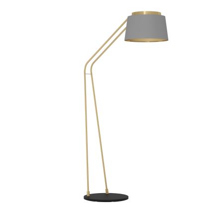 Eglo - Grīdas stāvlampa 1xE27/40W/230V pelēka/zelta