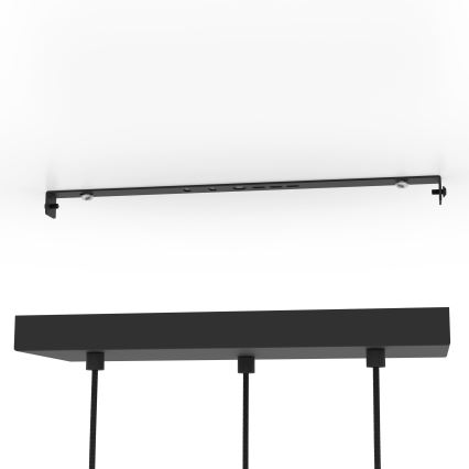 Eglo - Lustra ar auklu 3xE14/40W/230V zelta/melna