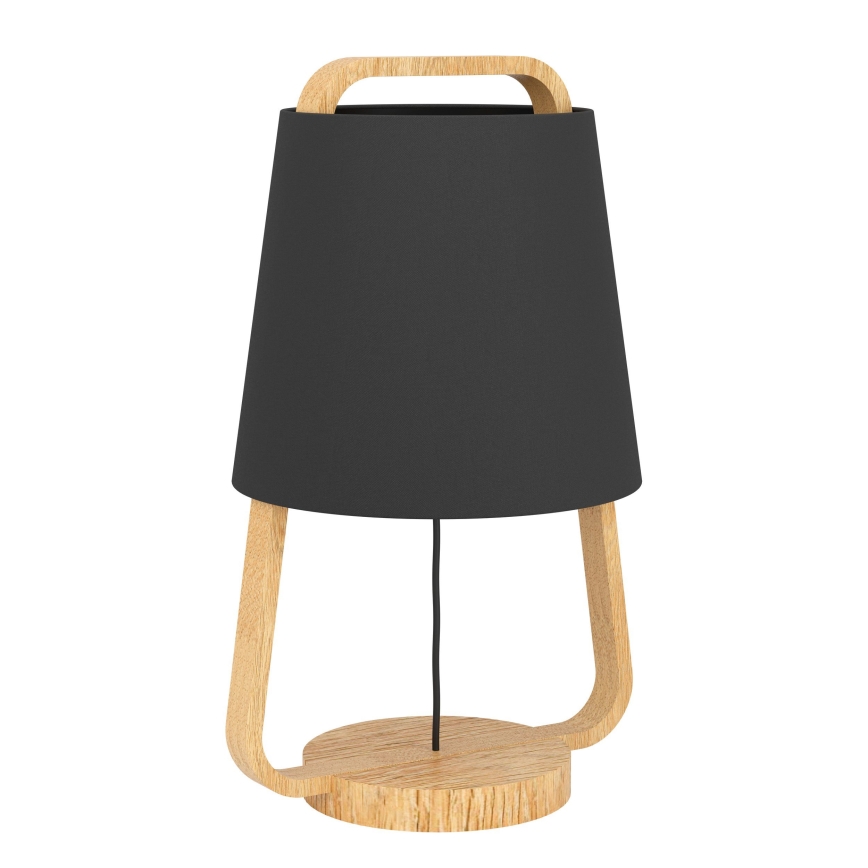 Eglo - Galda lampa 1xE27/40W/230V melna