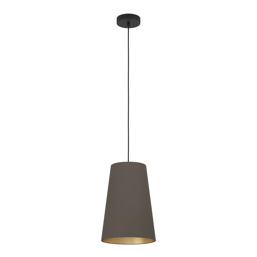 Eglo - Lustra ar auklu 1xE27/40W/230V brūna