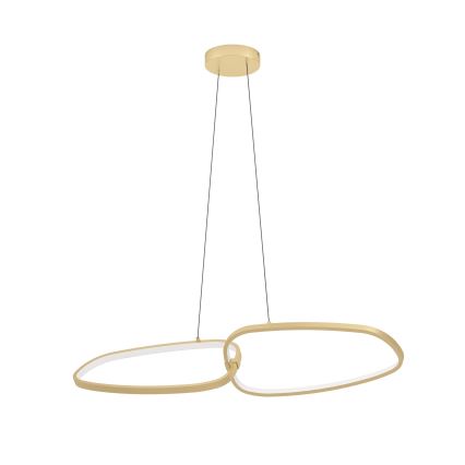 Eglo - LED Aptumšojama lustra ar auklu LED/37,5W/230V 3000K zelta