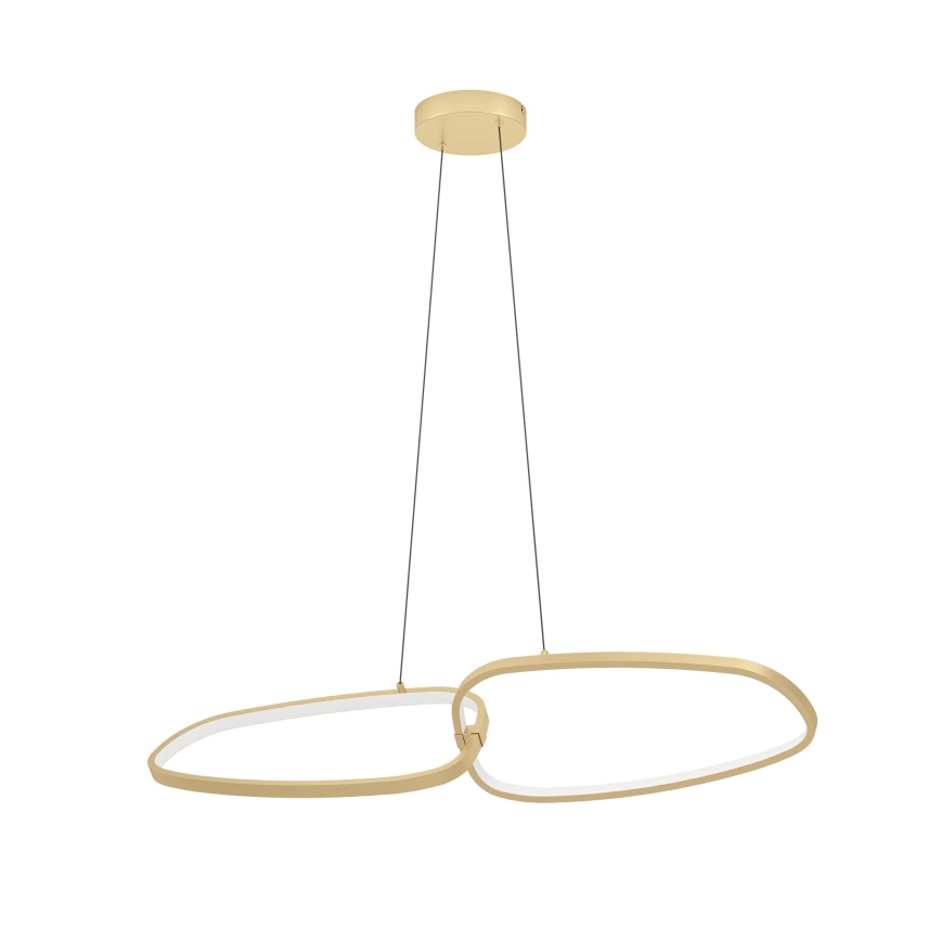 Eglo - LED Aptumšojama lustra ar auklu LED/37,5W/230V 3000K zelta