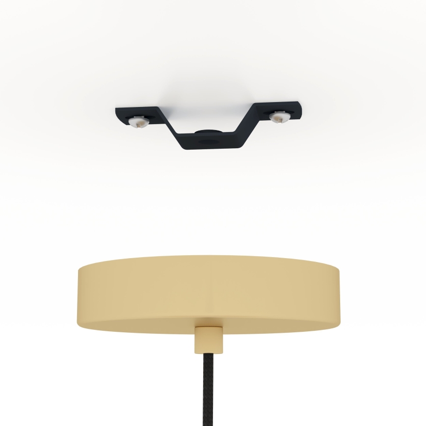 Eglo - Lustra ar auklu 1xE27/40W/230V zelta/brūna