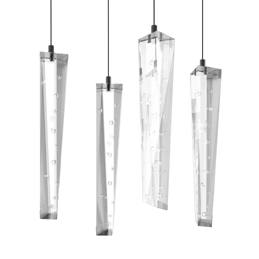 Eglo - LED Aptumšojama lustra ar auklu 6xLED/4,2W/230V 3000K caurspīdīga