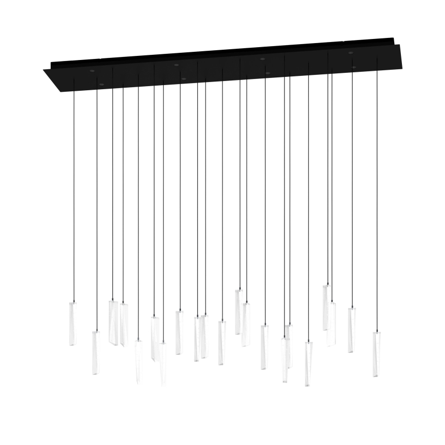 Eglo - LED Aptumšojama lustra ar auklu 8xLED/4,2W/230V 3000K caurspīdīga