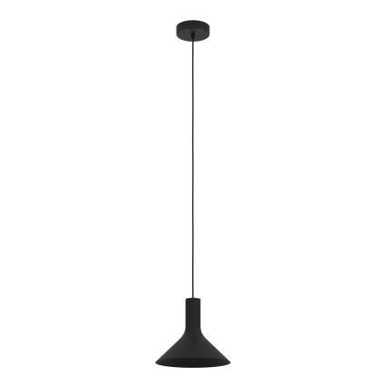 Eglo - Lustra ar auklu 1xE27/28W/230V melna
