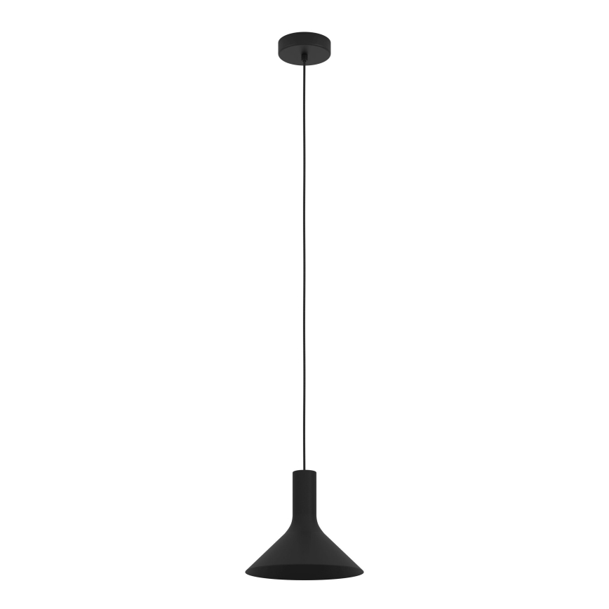 Eglo - Lustra ar auklu 1xE27/28W/230V melna