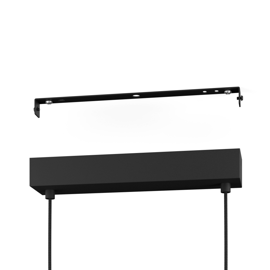 Eglo - LED Aptumšojama lustra ar auklu LED/28,8W/230V 3000K melna/brūna