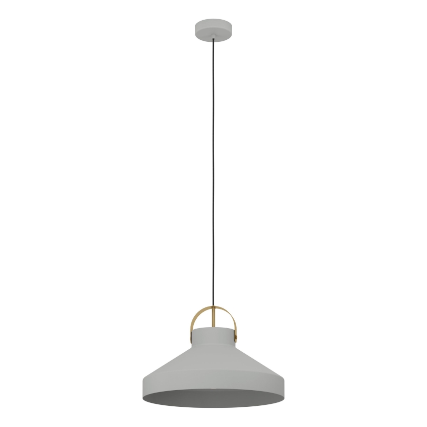 Eglo - Lustra ar auklu 1xE27/40W/230V pelēka