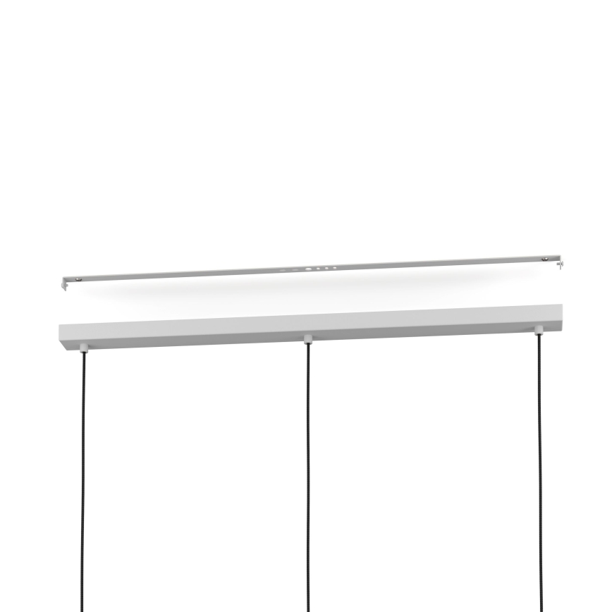 Eglo - Lustra ar auklu 3xE27/40W/230V pelēka