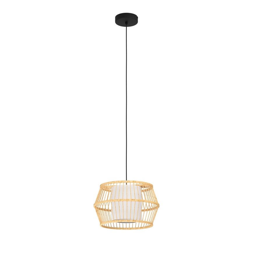 Eglo - Lustra ar auklu 1xE27/40W/230V bambusa