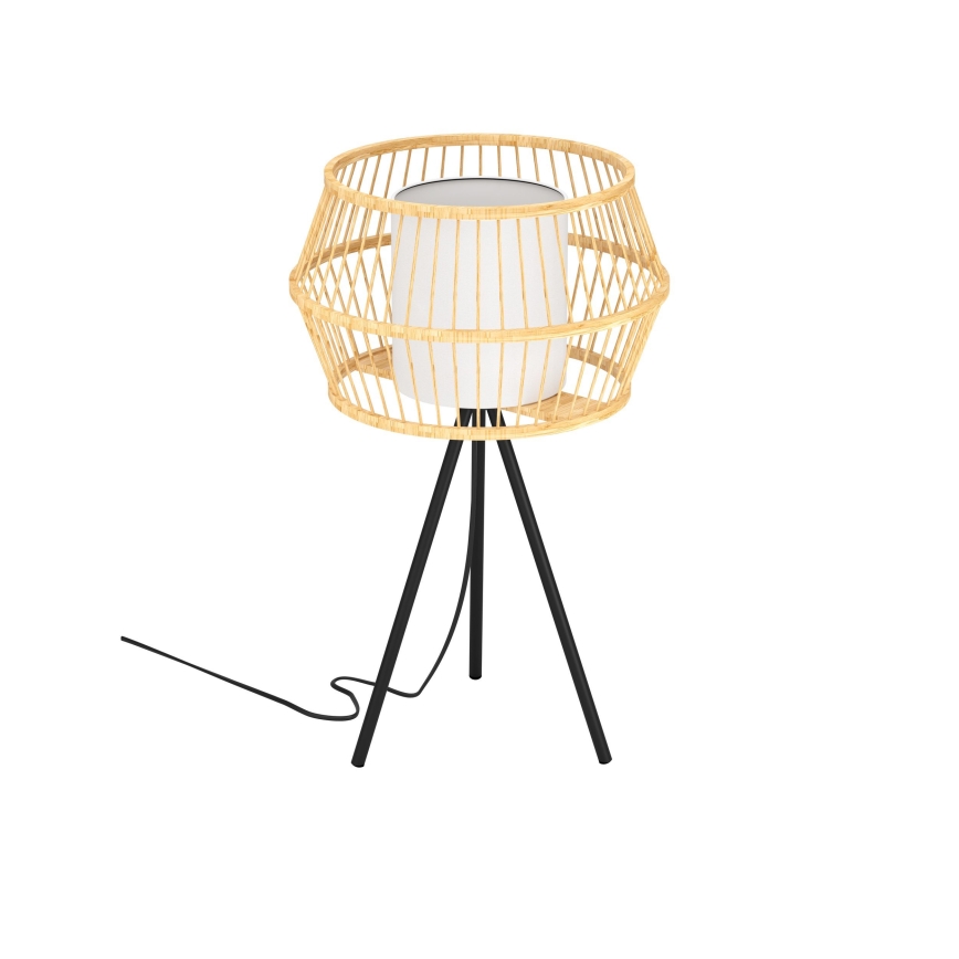 Eglo - Galda lampa 1xE27/40W/230V bambusa