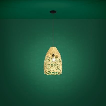 Eglo - Lustra ar auklu 1xE27/40W/230V d. 35 cm bambusa
