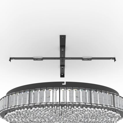 Eglo - LED Aptumšojama griestu lampa LED/52,4W/230V 4000K melna