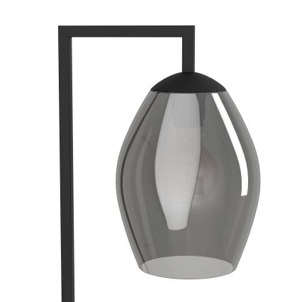 Eglo - Grīdas stāvlampa 1xE27/40W/230V dūmakains