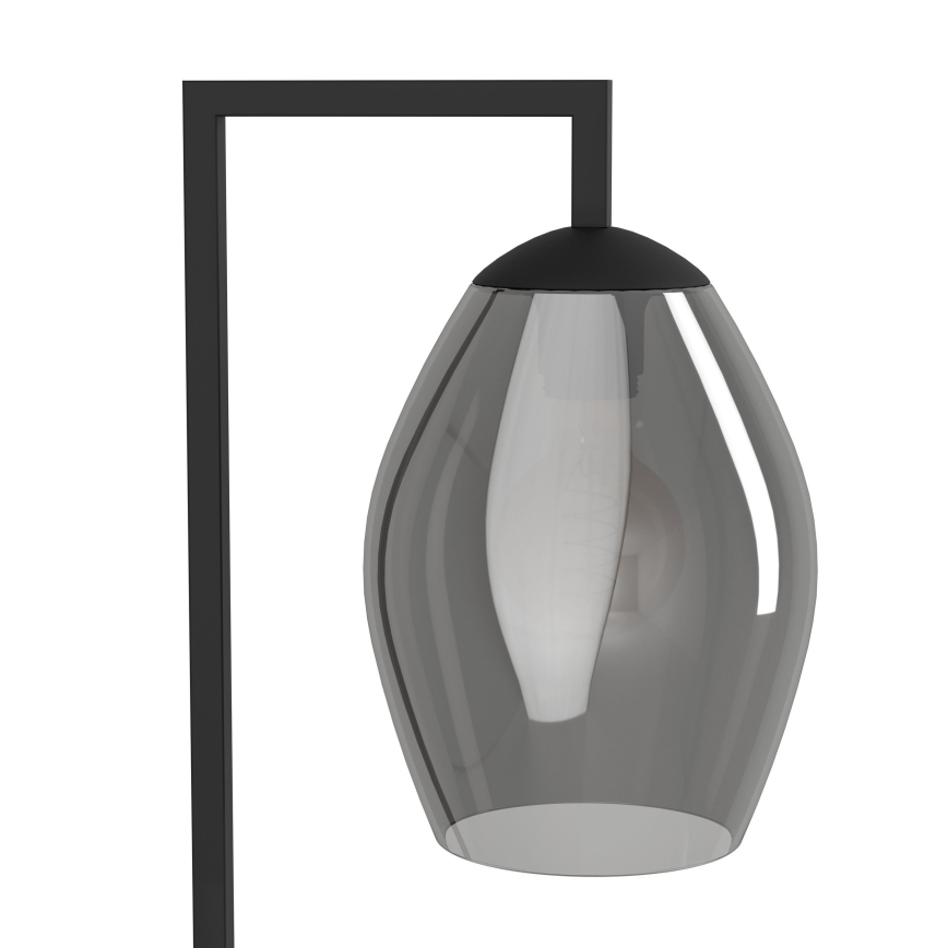 Eglo - Grīdas stāvlampa 1xE27/40W/230V dūmakains