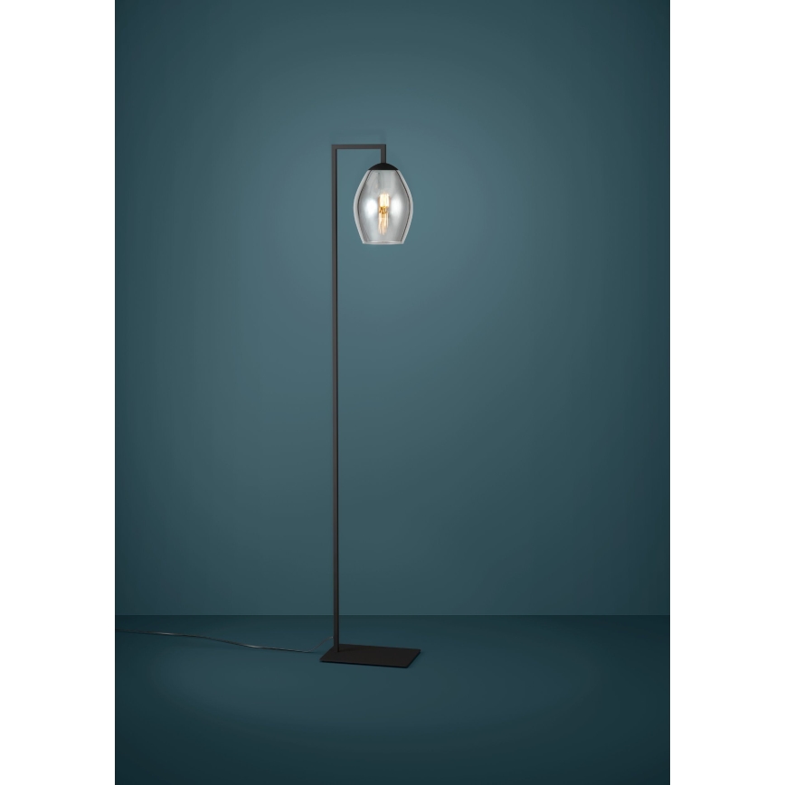 Eglo - Grīdas stāvlampa 1xE27/40W/230V dūmakains