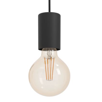 Eglo - Lustra ar auklu 5xE27/40W/230V melna