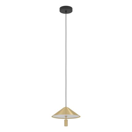 Eglo - LED Lustra ar auklu LED/12W/230V 3000K zelta
