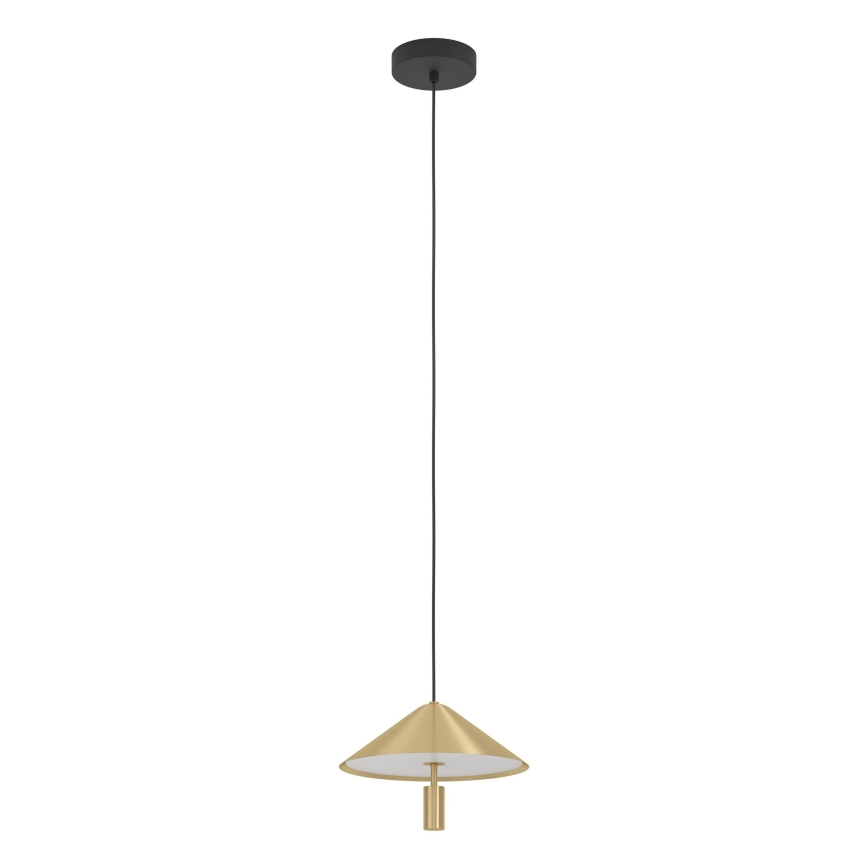 Eglo - LED Lustra ar auklu LED/12W/230V 3000K zelta