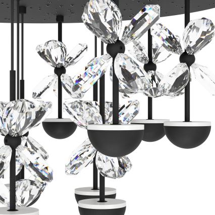 Eglo - LED Aptumšojama griestu lampa LED/27W/230V 3000K melna
