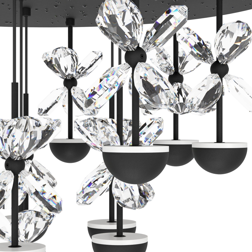 Eglo - LED Aptumšojama griestu lampa LED/27W/230V 3000K melna