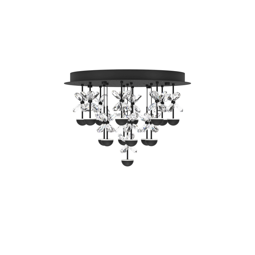 Eglo - LED Aptumšojama griestu lampa LED/27W/230V 3000K melna