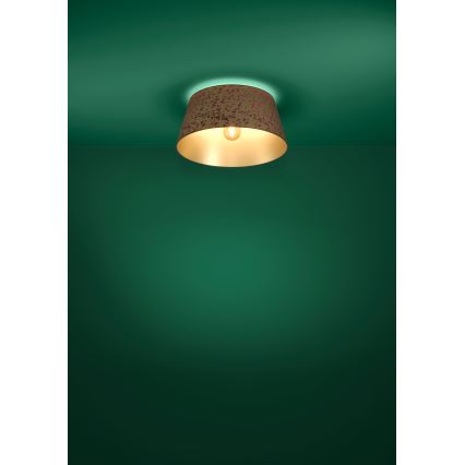 Eglo - Griestu lampa 1xE27/25W/230V zelta/rozā
