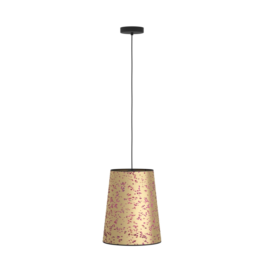 Eglo - Lustra ar auklu 1xE27/25W/230V zelta/rozā