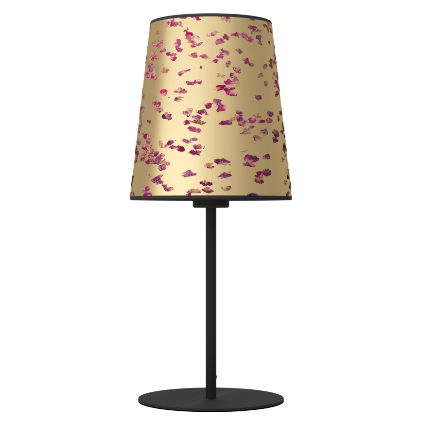 Eglo - Galda lampa 1xE27/25W/230V zelta/rozā