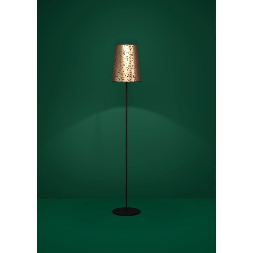 Eglo - Grīdas stāvlampa 1xE27/25W/230V zelta/rozā