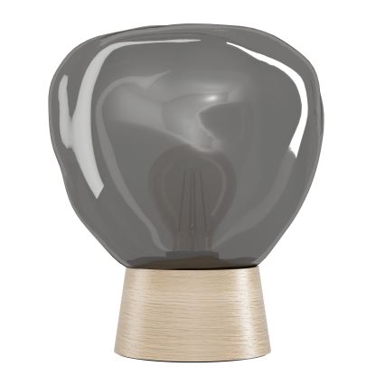Eglo - Galda lampa 1xE27/40W/230V dūmakains