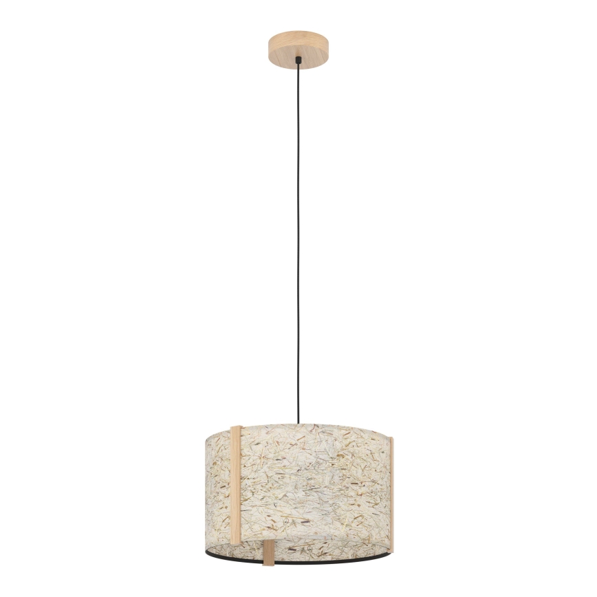 Eglo - Lustra ar auklu 1xE27/25W/230V bēša