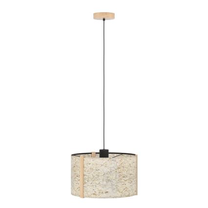Eglo - Lustra ar auklu 1xE27/25W/230V bēša
