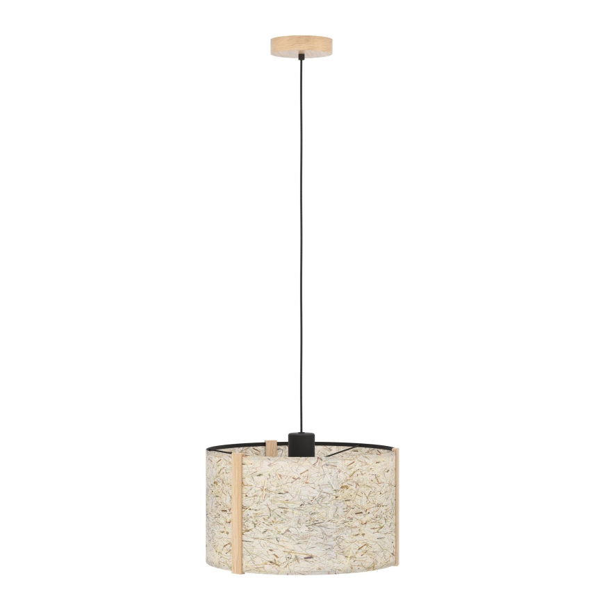 Eglo - Lustra ar auklu 1xE27/25W/230V bēša